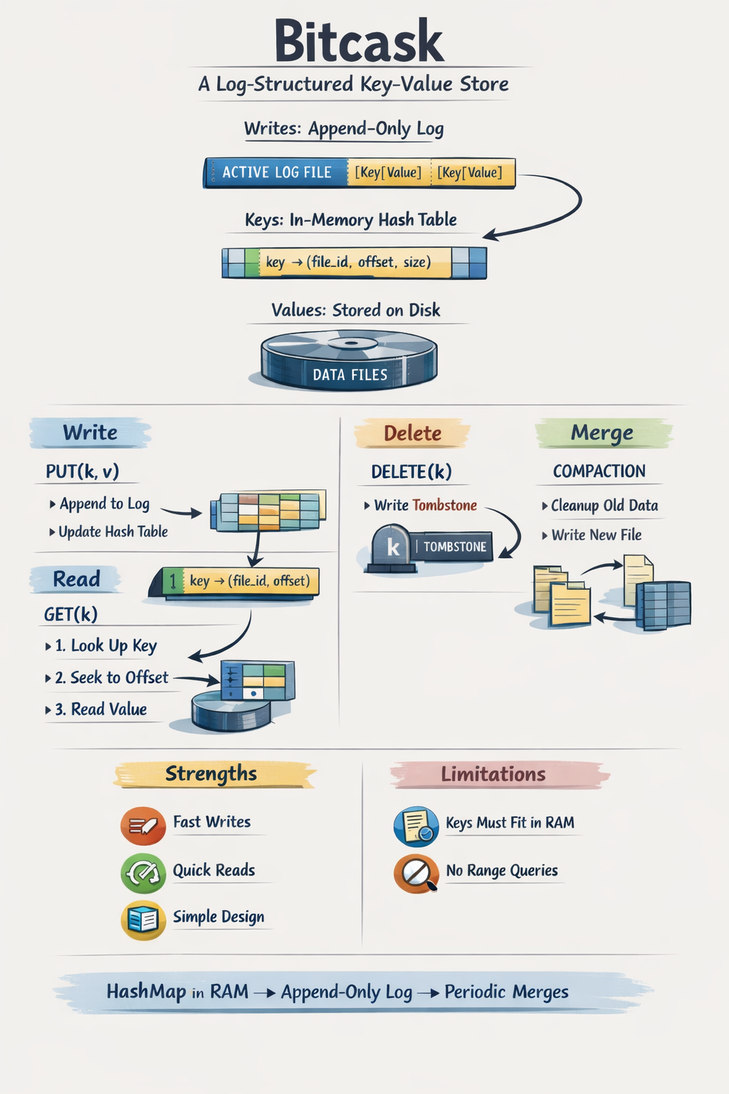 Bitcask Paper Summary